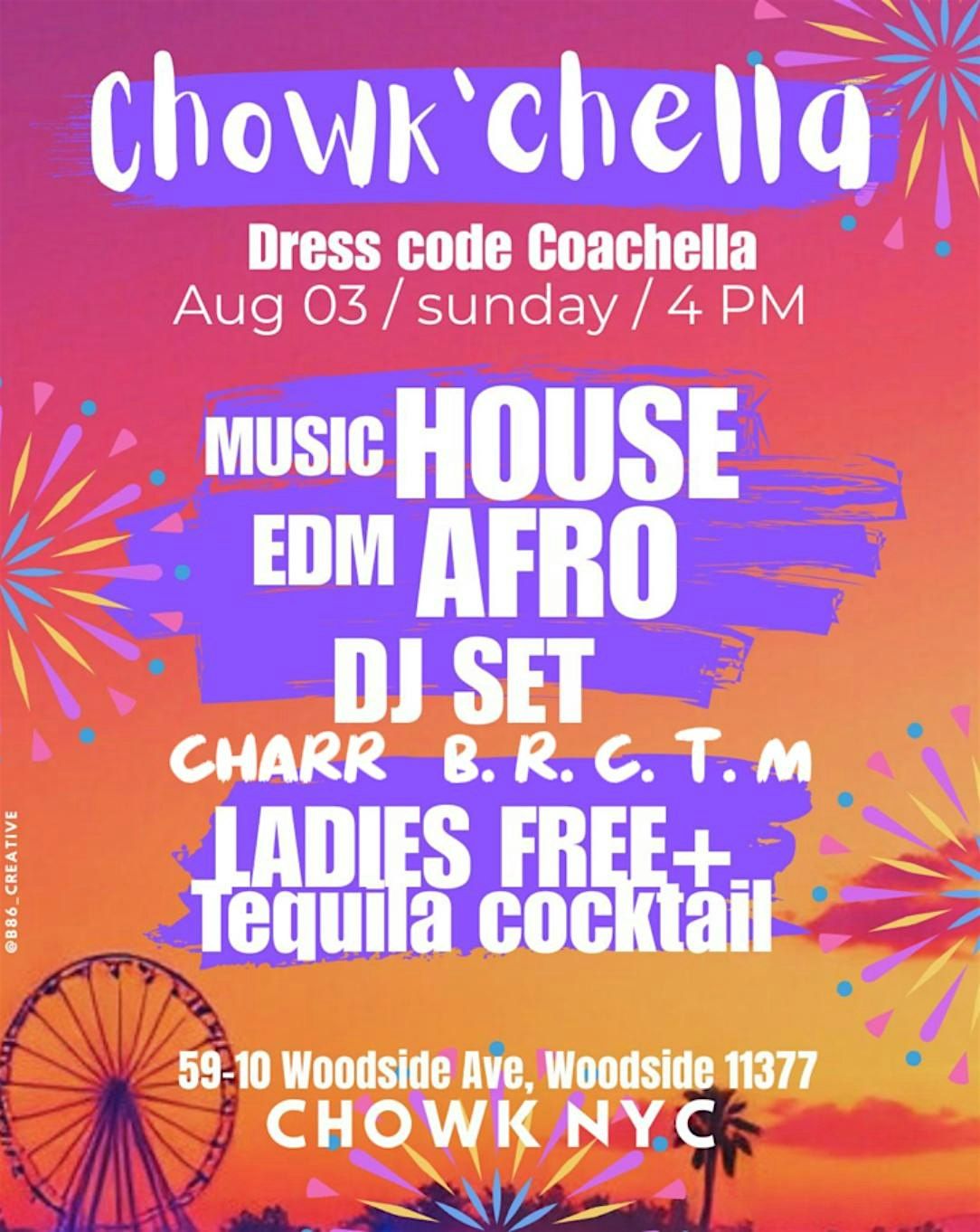 Chowk’Chella, 3 August | Event in Queens | AllEvents