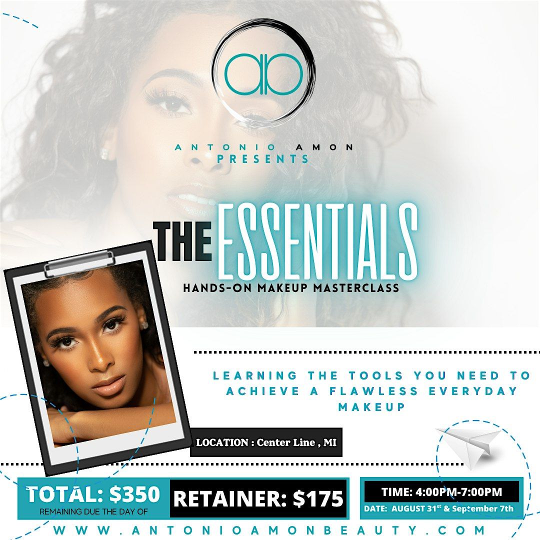 The Essentials Training Course – Hands-On Makeup Masterclass with Antonio, 31 August | Event in Center Line