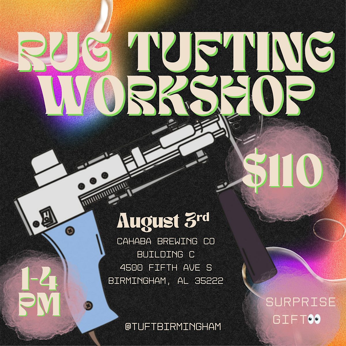 Rug Tufting Pop-Up Workshop at Cahaba Brewing Co., 3 August | Event in Birmingham | AllEvents