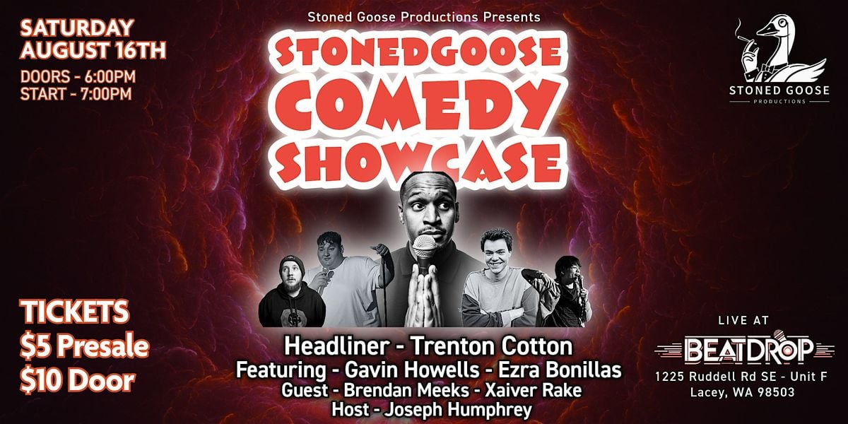 Stoned Goose Comedy Showcase, 16 August | Event in Lacey | AllEvents