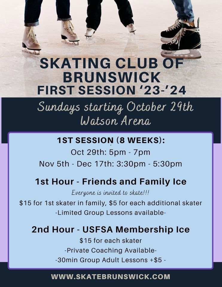 Friends and Family Ice Skating!, Sidney J. Watson Arena, Freeport, 3 ...