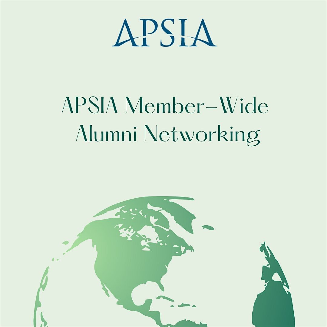 APSIA Alumni Networking - Washington, DC, 22 October | Event in Washington | AllEvents
