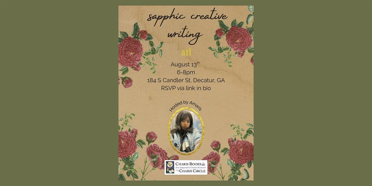 Monthly Sapphic Writing Group, 13 August | Event in Decatur | AllEvents