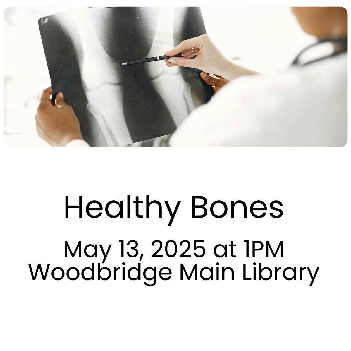 Healthy Bones, 13 May | Event in Woodbridge Township | AllEvents