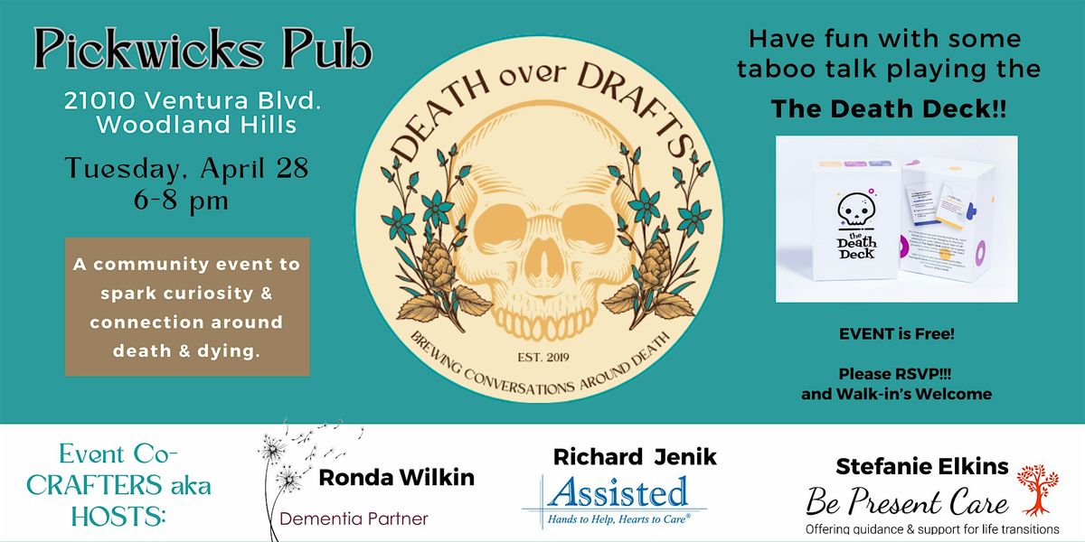 Death over Drafts -Pickwicks Pub, Woodland Hills, CA | Event in Los Angeles | AllEvents