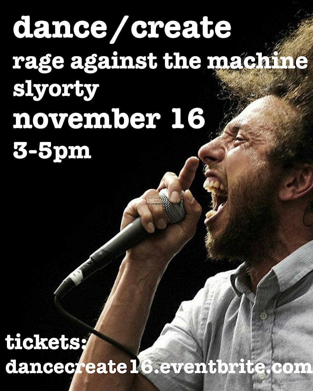 Dance/Create with rage against the machine | Event in Lancaster | AllEvents