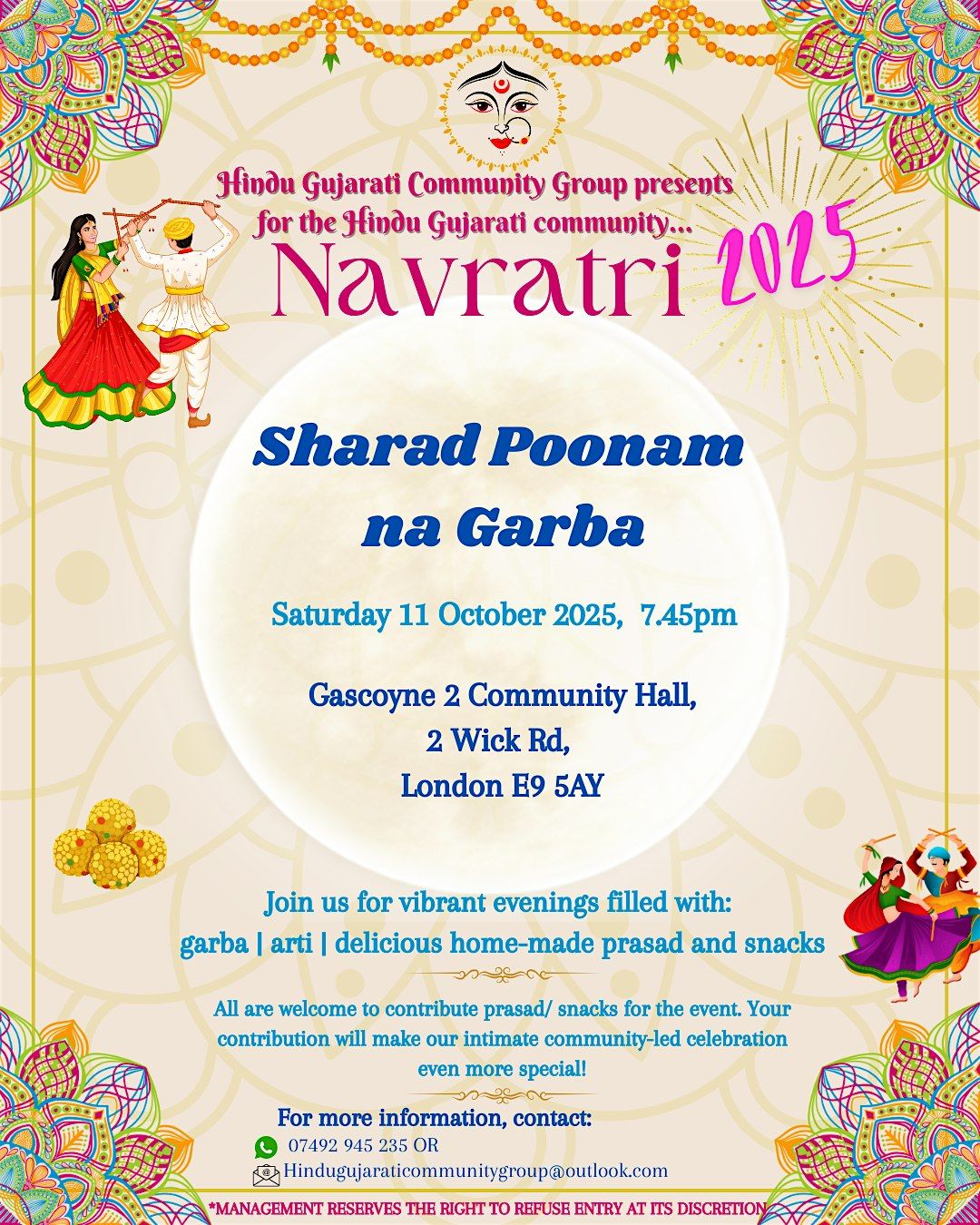 Sharad Poonam na Garba, 11 October | Event in London | AllEvents