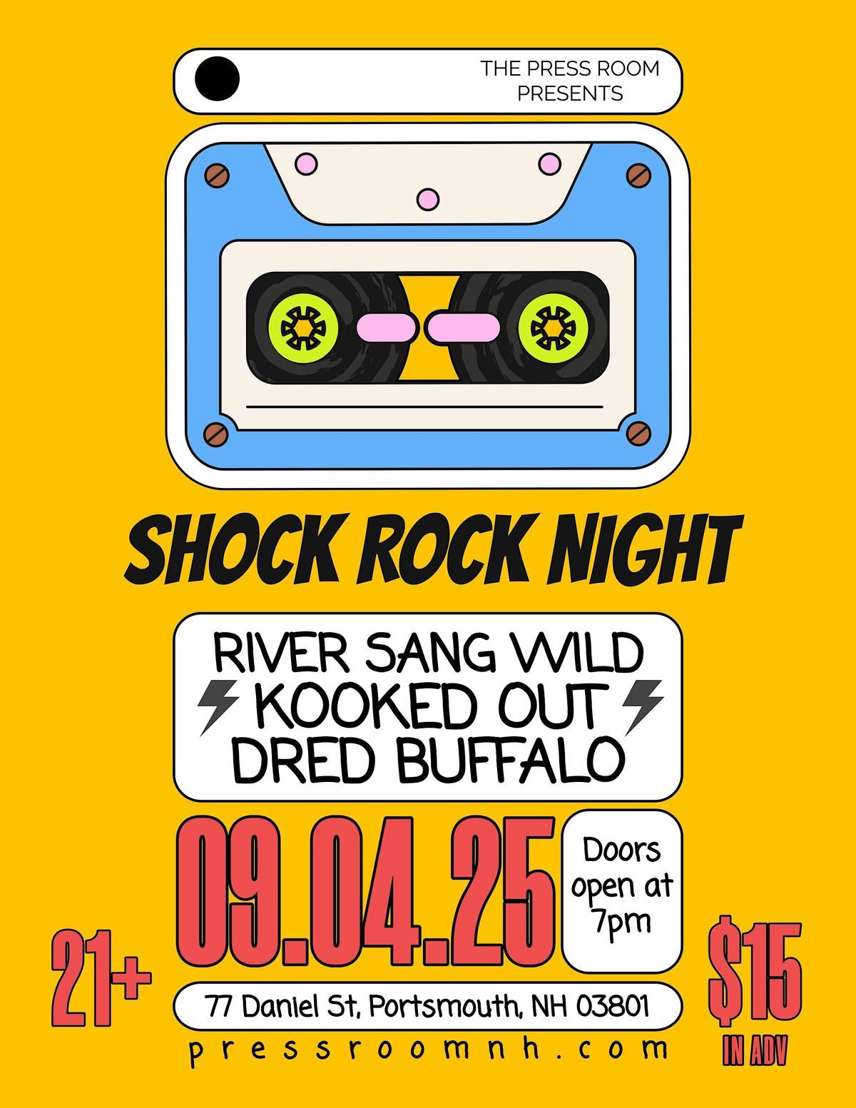River Sang Wild w/ Kooked Out & Dred Buffalo, 4 September | Event in Portsmouth | AllEvents