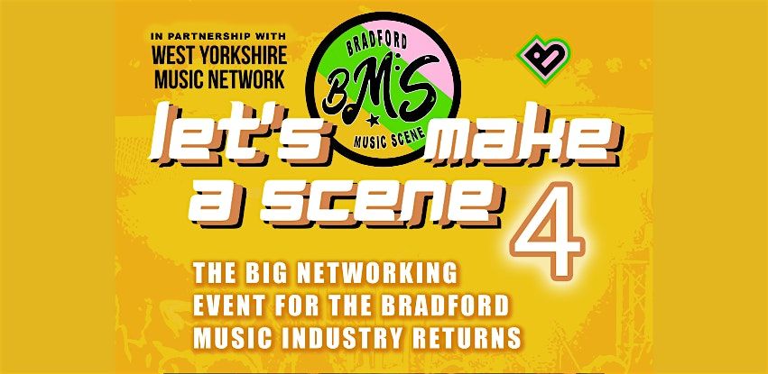 Let's Make a Scene: The Big Networking Event for Bradford's Music Industry, 14 October | Event in Bradford