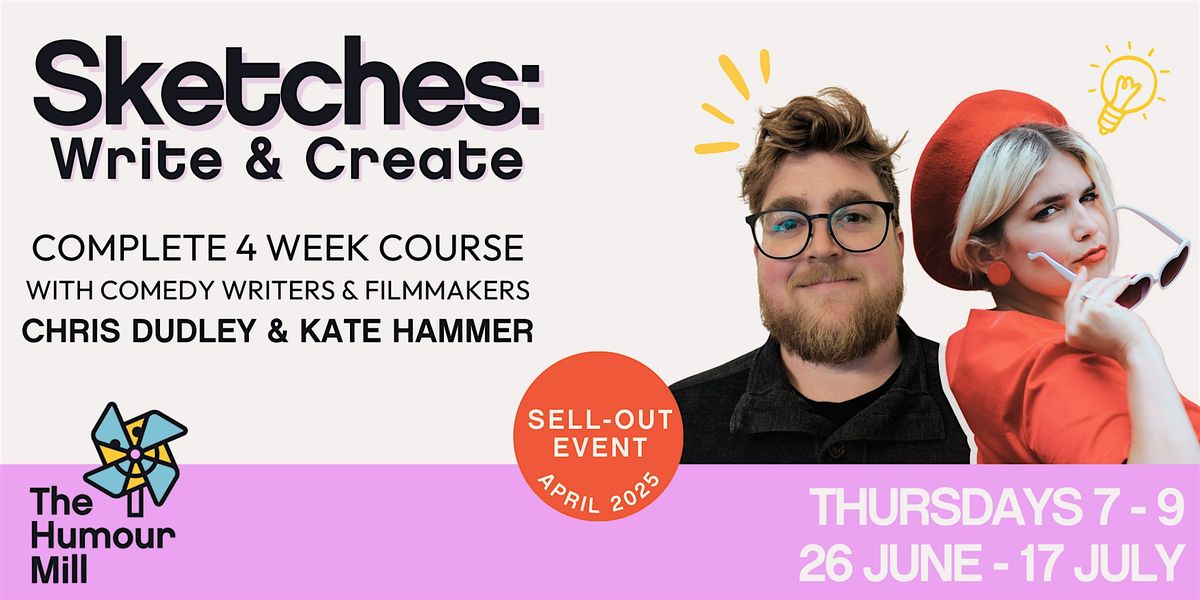 SKETCHES: Write & Create- Full Course with Chris Dudley & Kate Hammer, 26 June | Event in Glasgow