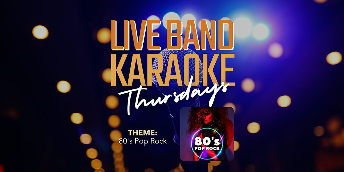 Live Band Karaoke - 80's Pop Rock, 15 May | Event in Grapevine | AllEvents