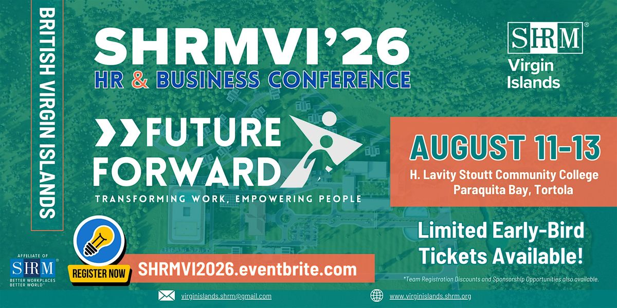 SHRM VI 2026  HR & Business Conference, 11 August | Event in Parham Town | AllEvents