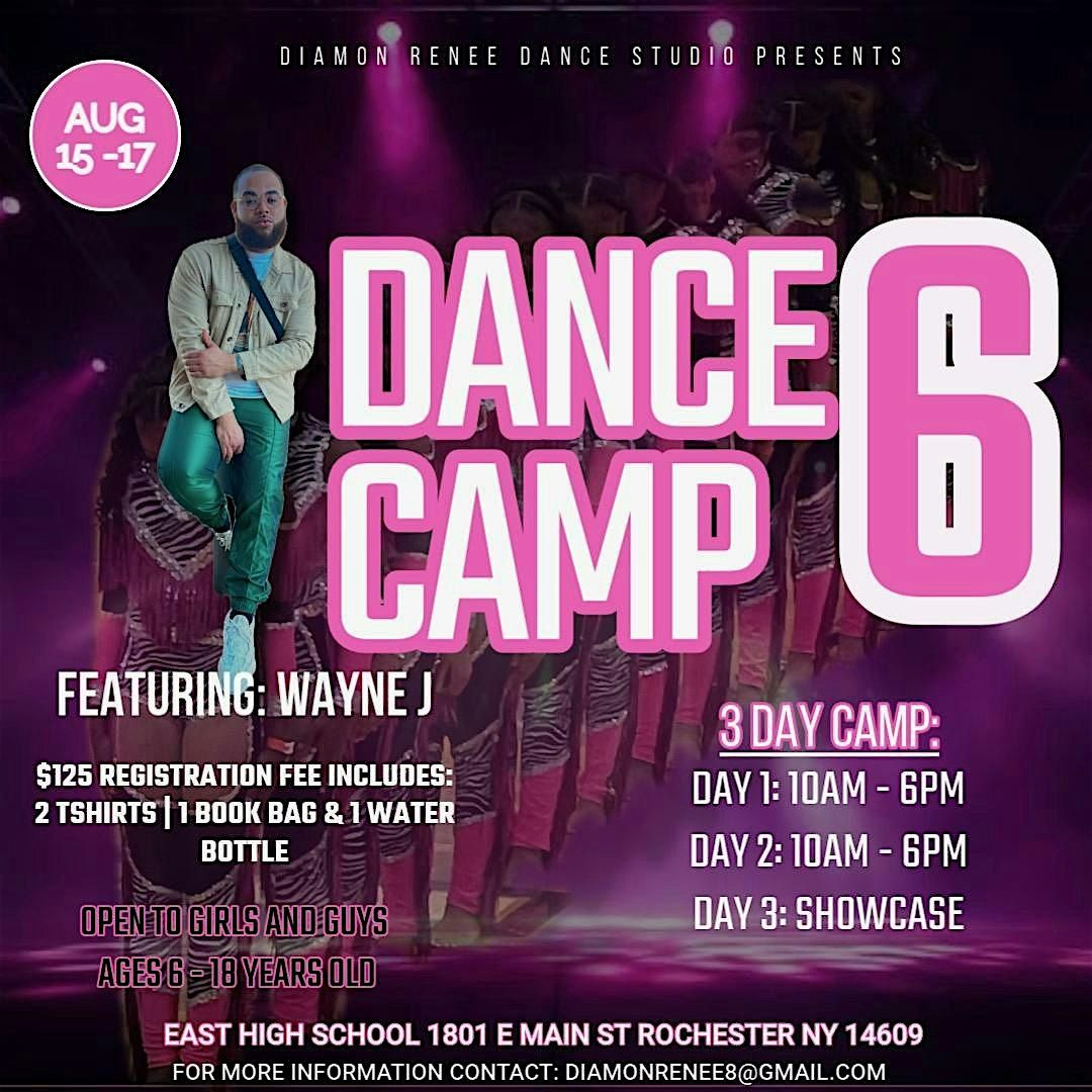 Dance Camp 6 feat. Wayne J., 15 August | Event in Rochester | AllEvents