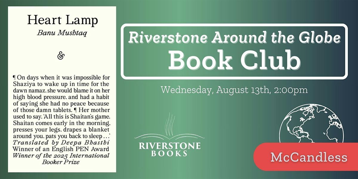 Riverstone Around the Globe Book Club - McCandless Crossing, 13 August | Event in McCandless Township | AllEvents