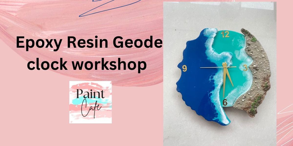 Epoxy Resin Geode Clock workshop-