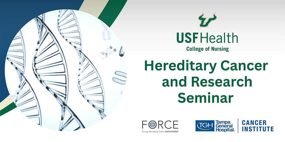 Hereditary Cancer  and Research Seminar, 12 September | Event in Tampa | AllEvents