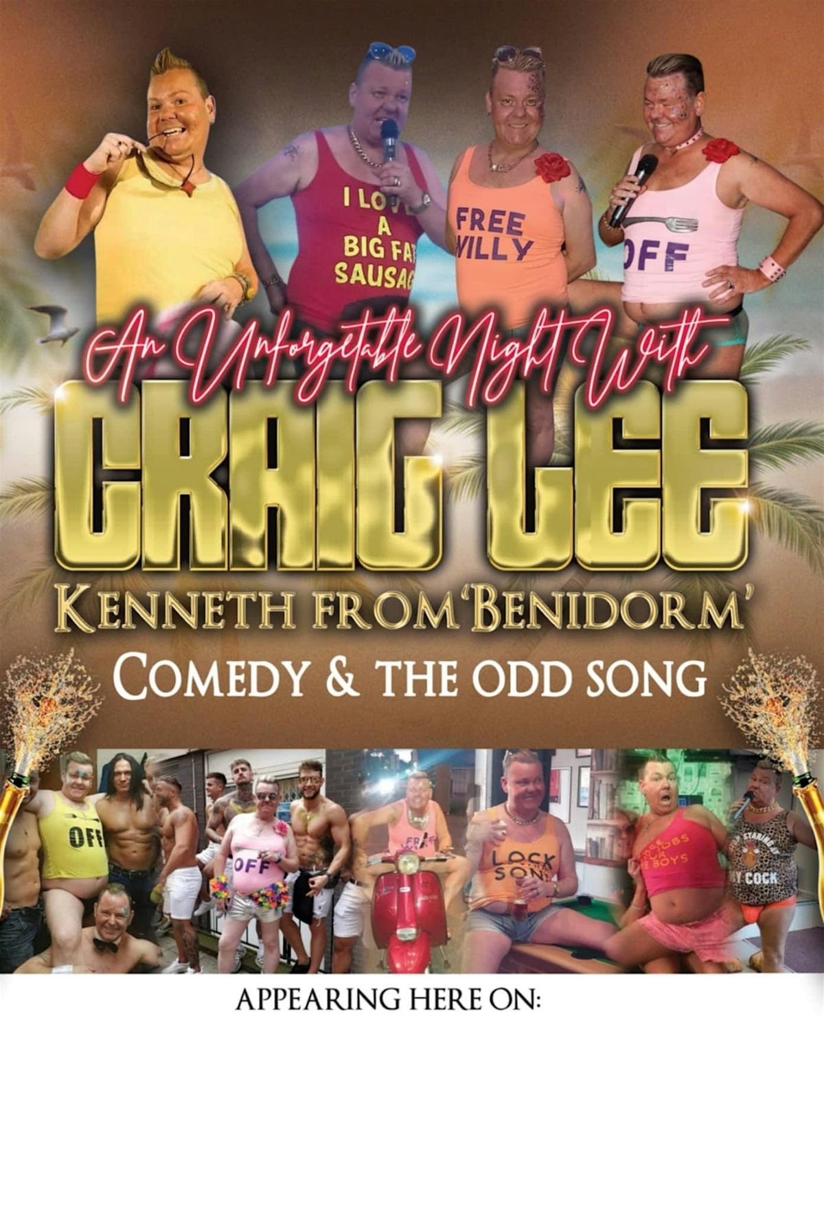 Craig Lee ‘Keneth from Benidorm’, 6 June | Event in Kingston upon Hull | AllEvents