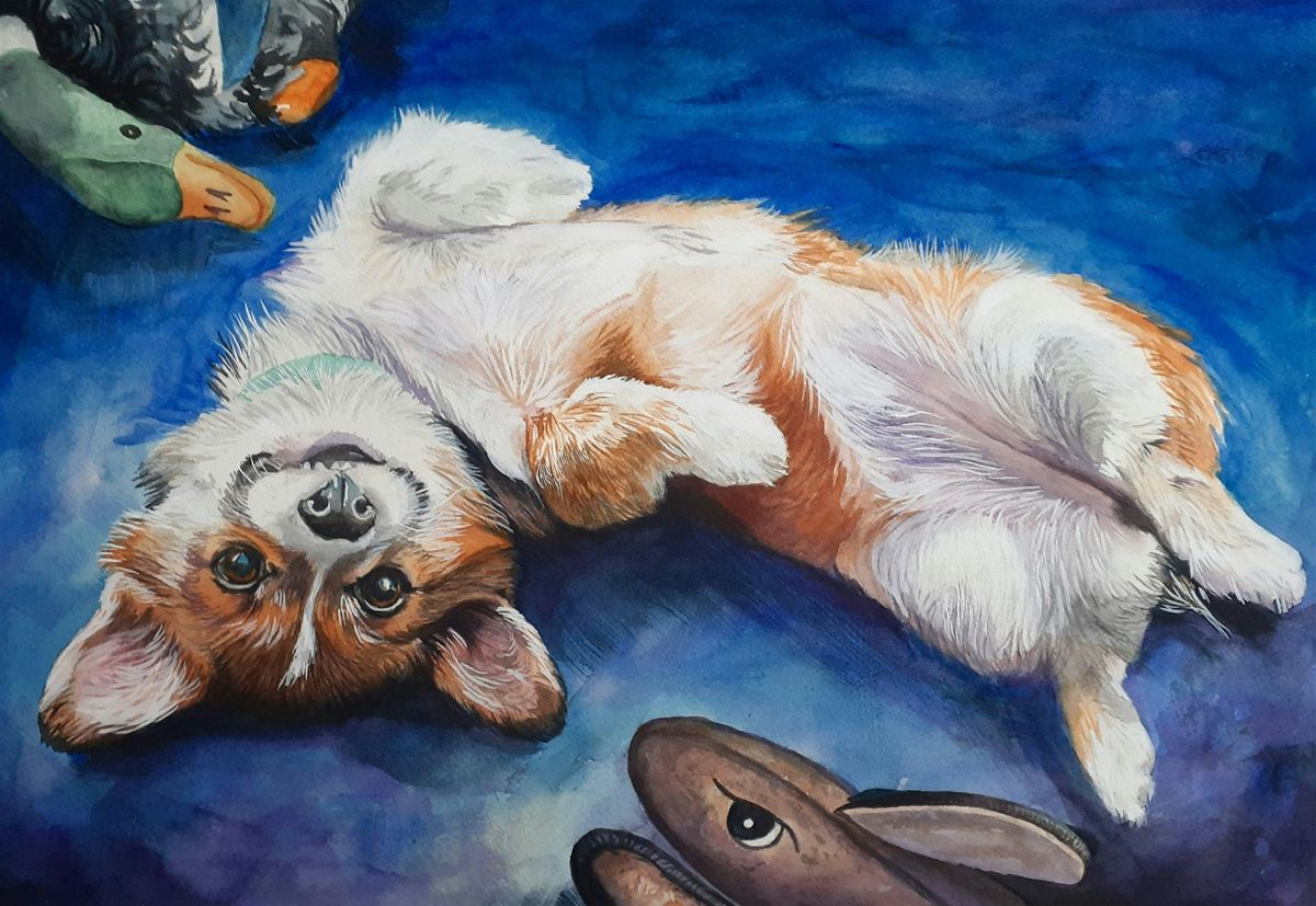 Paint Your Pet in Watercolor with Instructor Hannah Complin, 17 January | Event in Camas | AllEvents