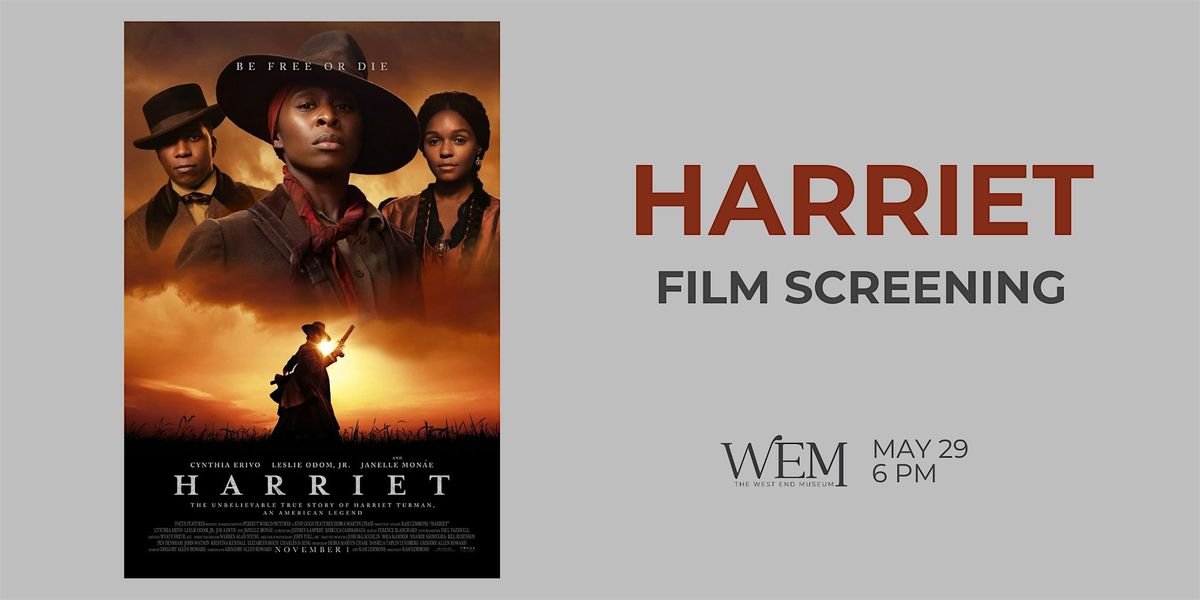 Harriet Film Screening, 29 May | Event in Boston | AllEvents