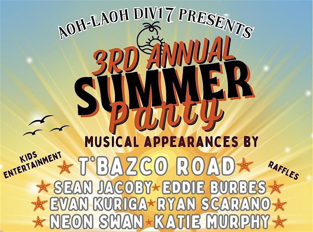 3rd Annual AOH-LAOH Summer Party, 16 August | Event in Long Beach | AllEvents