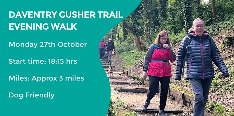 DAVENTRY GUSHER TRAIL EVENING PUB WALK | 3 MILES | EASY | NORTHANTS, 27 October | Event in Daventry | AllEvents
