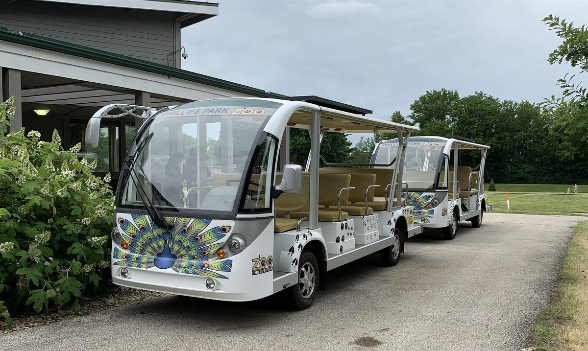 2025 Phillips Park Zoo Tram- Weekend Bookings | Event in Aurora | AllEvents