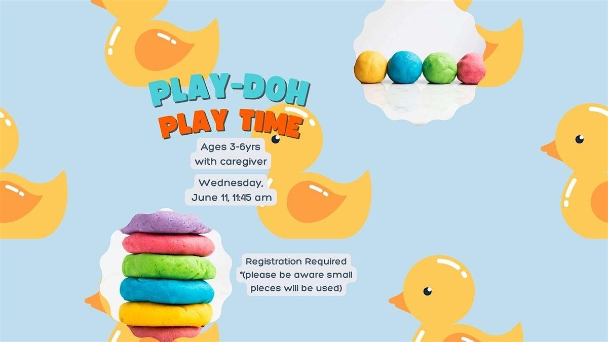 Play-DOH Play time -Ages 3-6 years old, 11 June | Event in Montauk | AllEvents