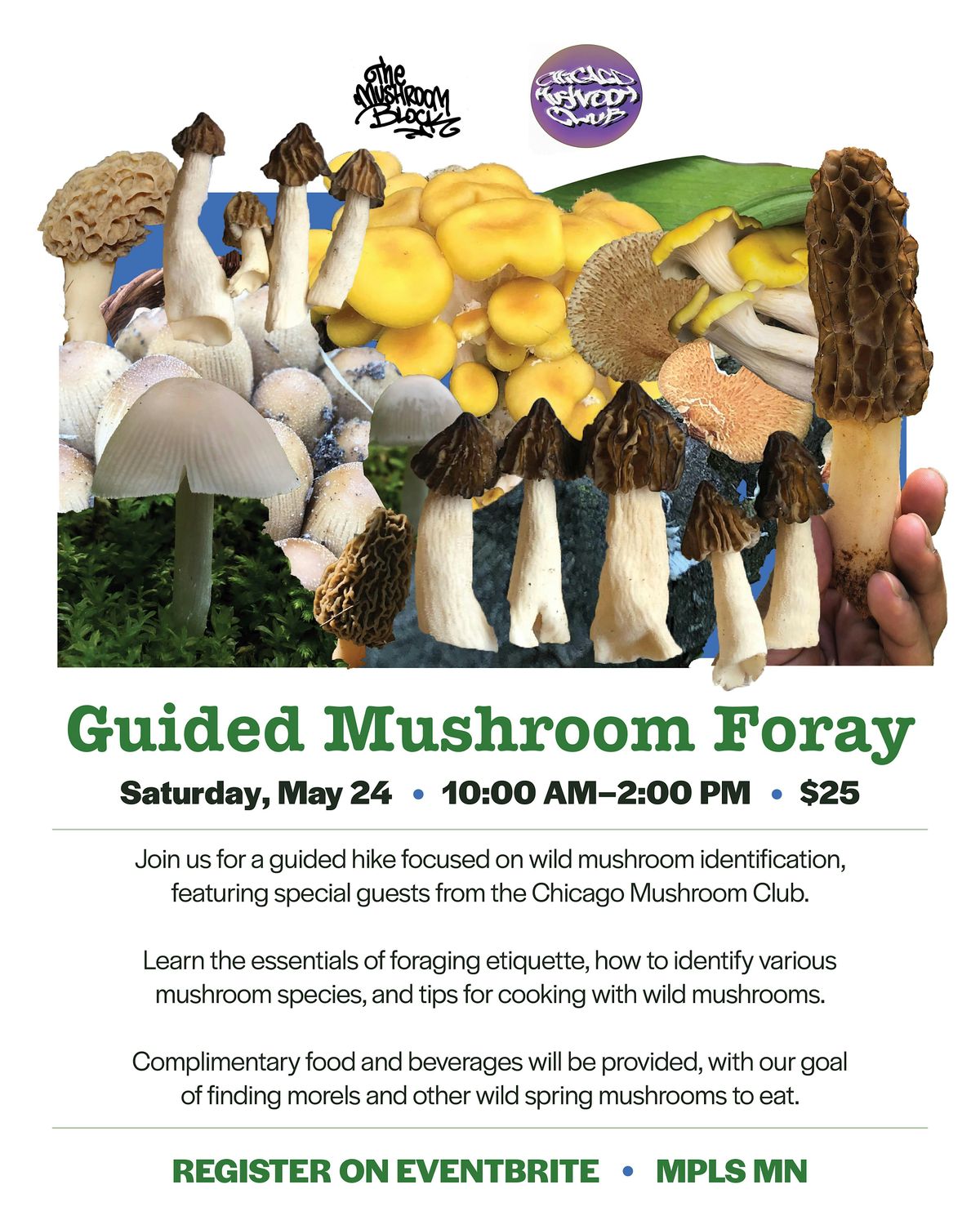 Guided Mushroom Foray, 24 May | Event in Minneapolis | AllEvents