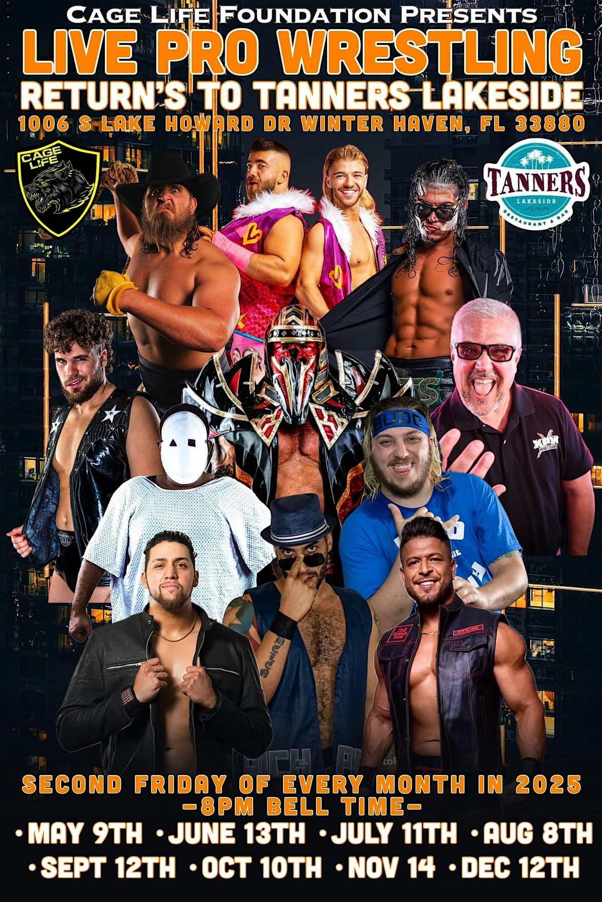 LIVE PRO WRESTLING - TANNERS MAY 9th 2025 | Event in Winter Haven | AllEvents