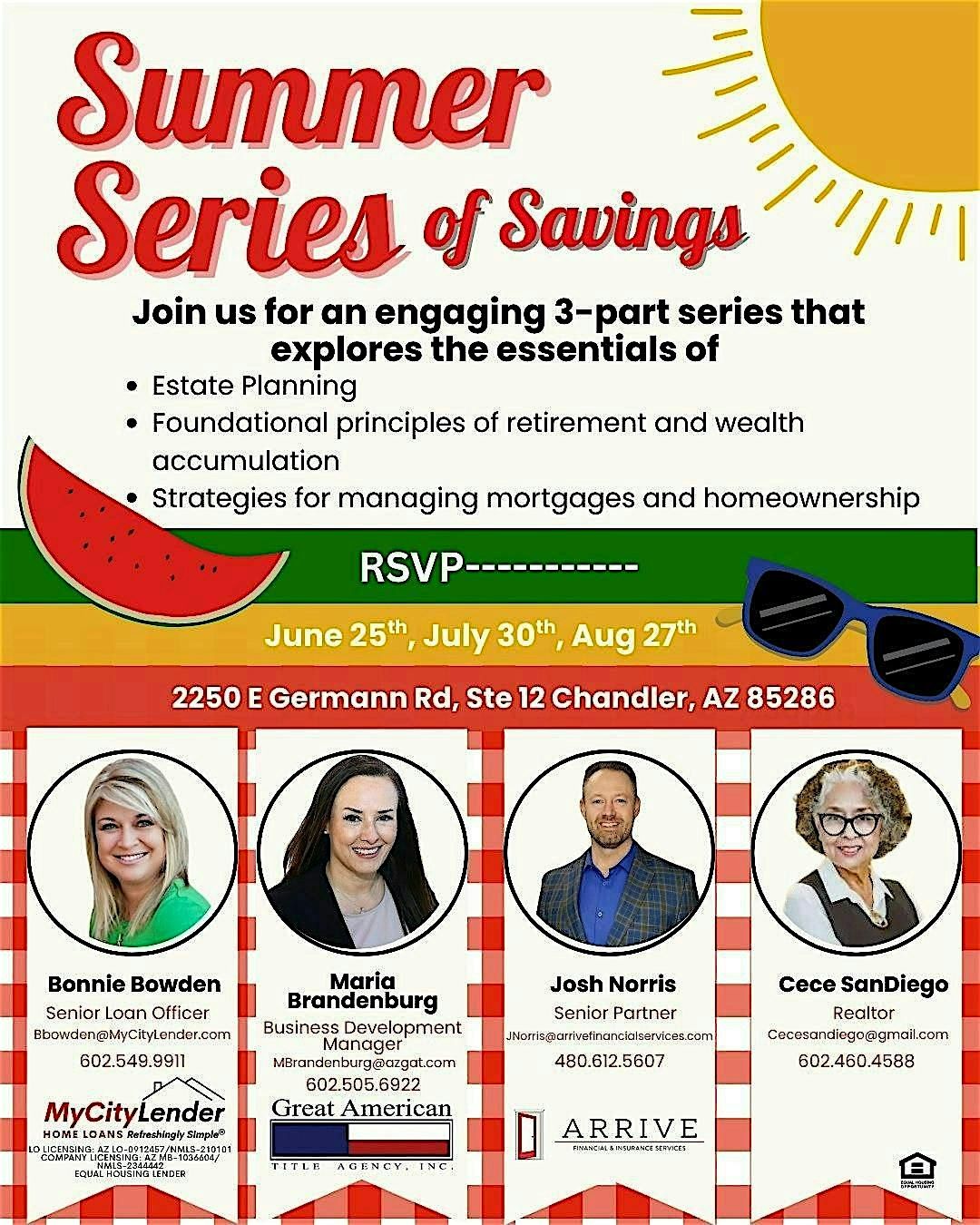 Summer Series of Savings, 25 June | Event in Chandler | AllEvents