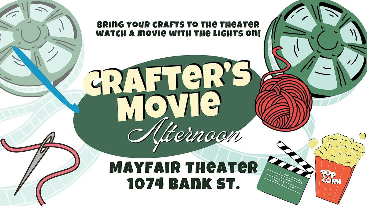 Crafter's Movie Afternoon (Devil wears Prada), 7 February | Event in Ottawa | AllEvents