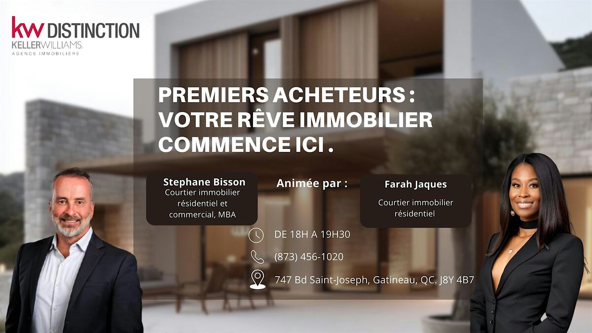Soirée spéciale : Premiers acheteurs – Avec Keller Williams, 21 October | Event in Gatineau | AllEvents