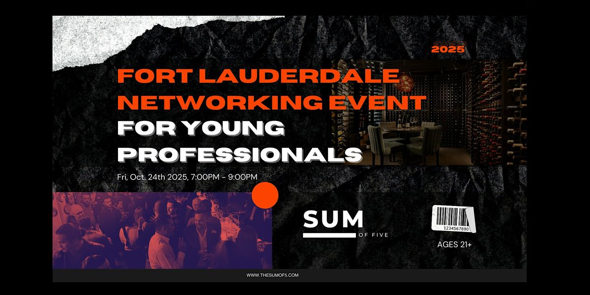 Fort Lauderdale Networking Event For Young Professionals, 24 October | Event in Fort Lauderdale | AllEvents