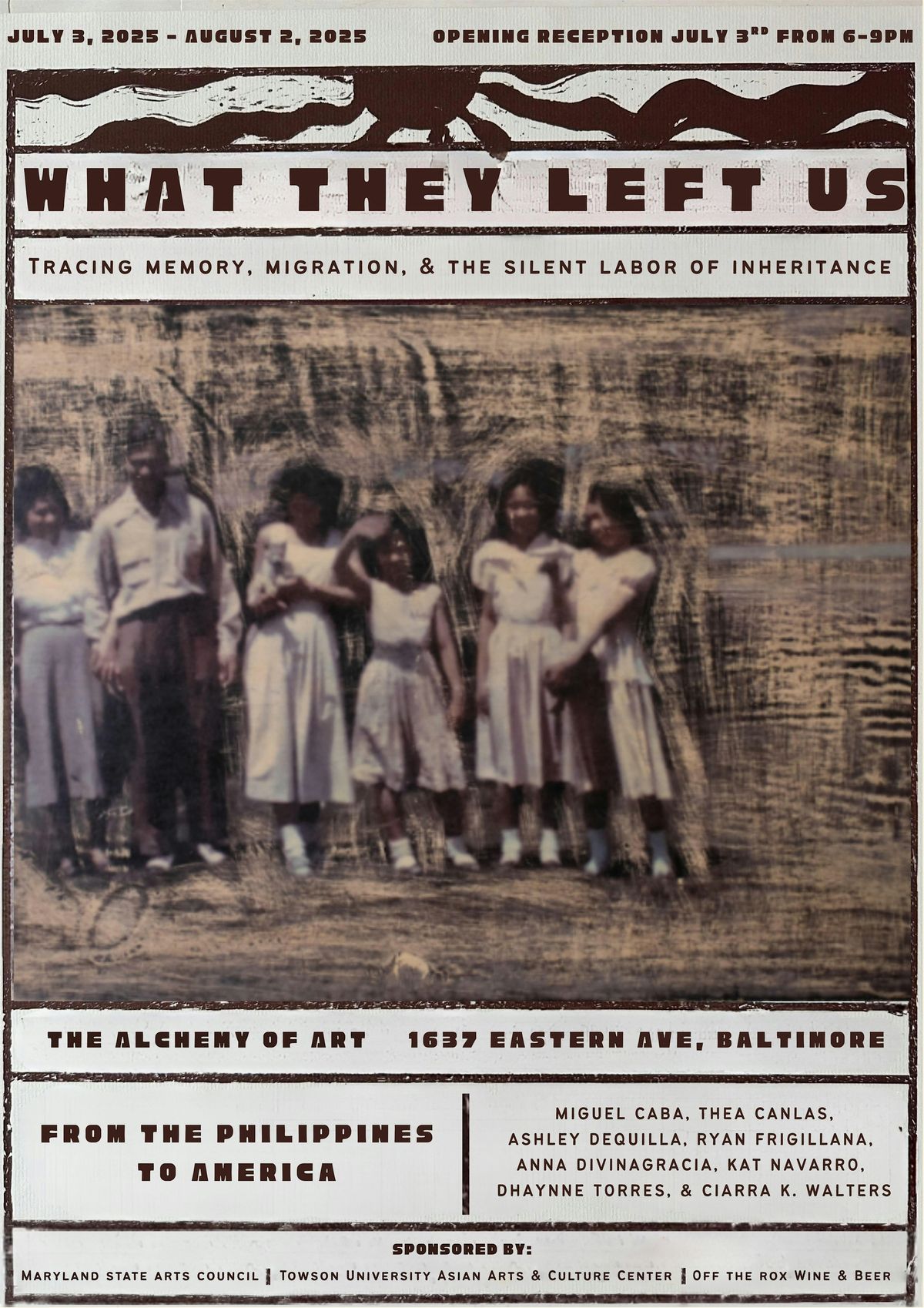 What They Left Us - Tinikling Dance + Movement Workshop, 19 July | Event in Baltimore | AllEvents