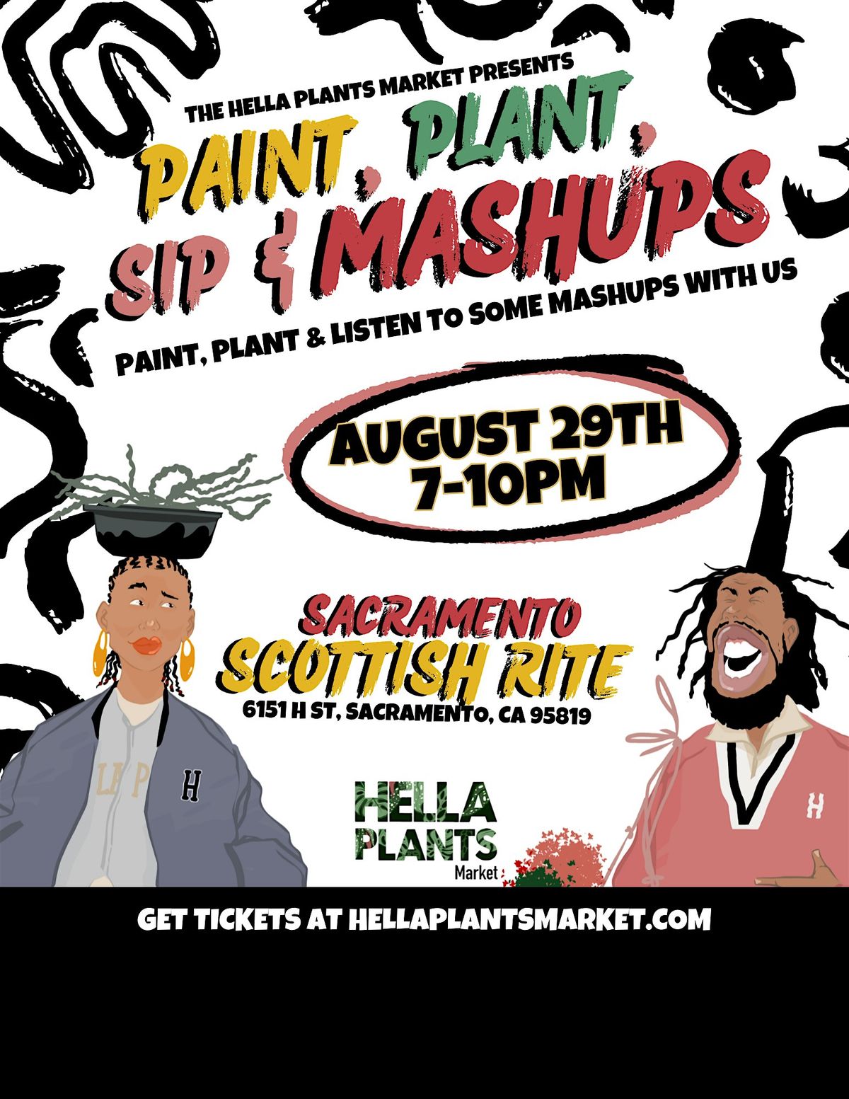 Paint, Plant,Sip AND Mashups Sacramento, 29 August | Event in Sacramento | AllEvents