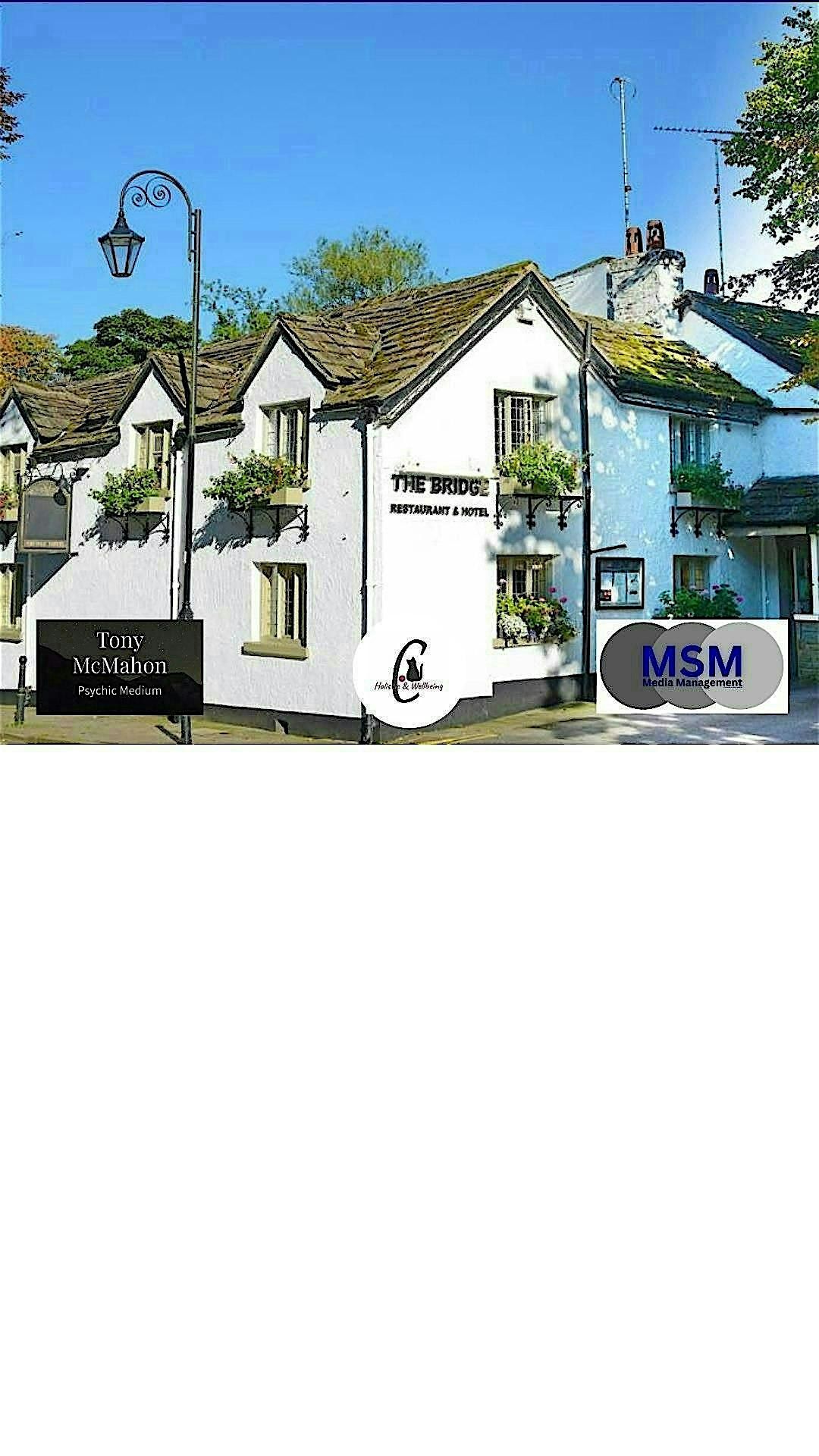 Psychic Night with Tony McMahon - Psychic Medium @ The Bridge, 13 December | Event in Prestbury | AllEvents