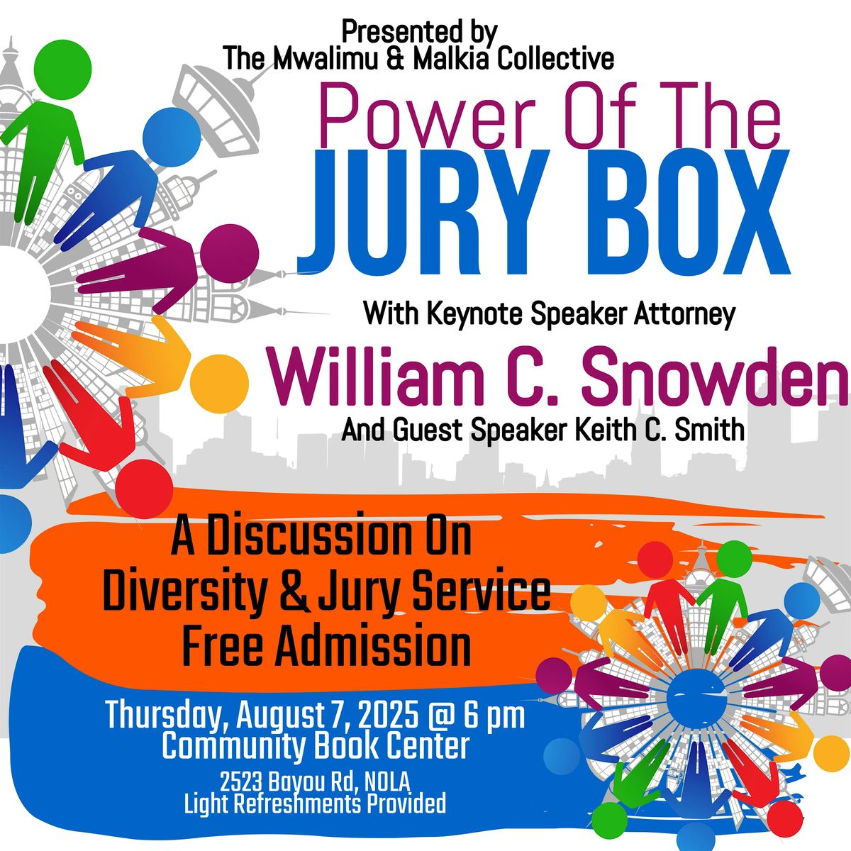 Power of The Jury Box, 7 August | Event in New Orleans | AllEvents