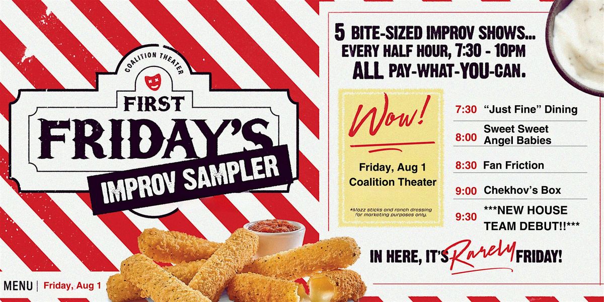 First Friday Improv Super Sampler!, 1 August | Event in Richmond | AllEvents