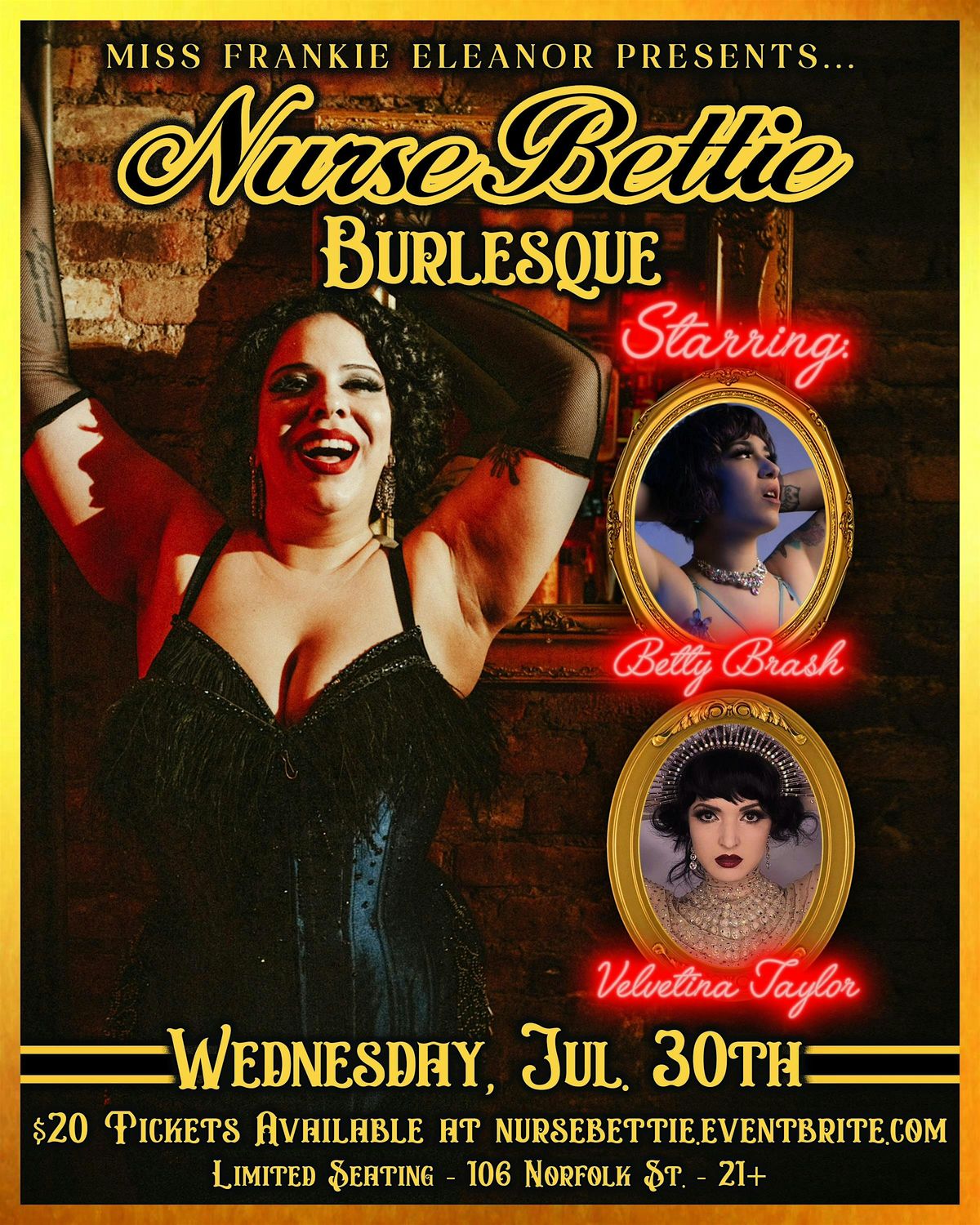 Nurse Bettie Burlesque Show | Event in New York | AllEvents