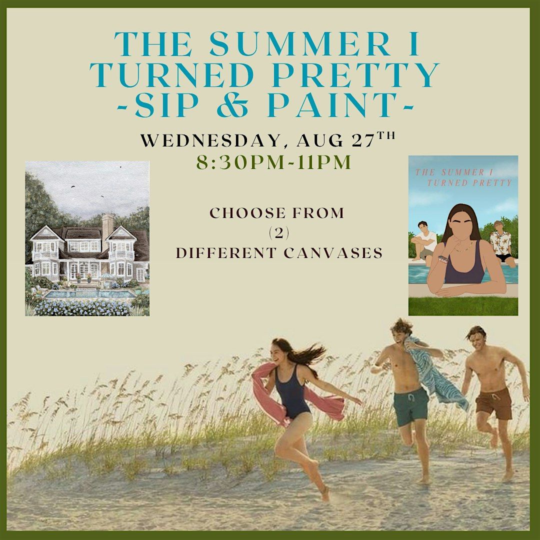 The Summer I Turned Pretty Sip & Paint, 27 August | Event in Fullerton | AllEvents