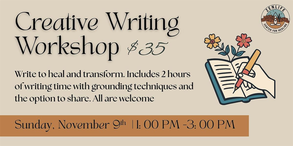 Creative Writing Workshop, 11 November | Event in Queen Creek | AllEvents