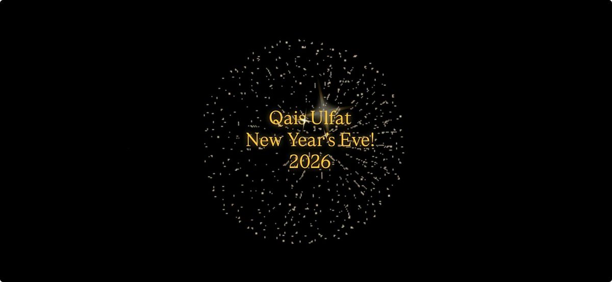 New Year's 2026 with Qais Ulfat, 31 December | Event in Fremont | AllEvents