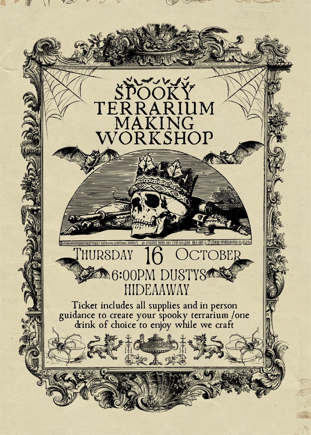 Haunted terrarium workshop, 16 October | Event in Tacoma | AllEvents
