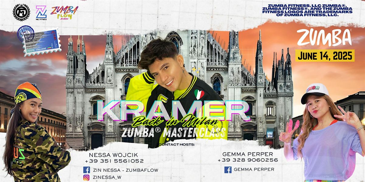 Kramer Back in Milan - Zumba® Masterclass, 14 June | Event in Cinisello Balsamo | AllEvents