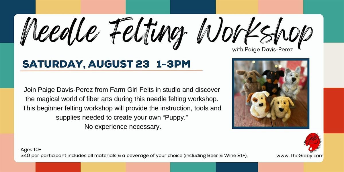 Needle Felting - Create Your Own Puppy, 23 August | Event in Middletown | AllEvents