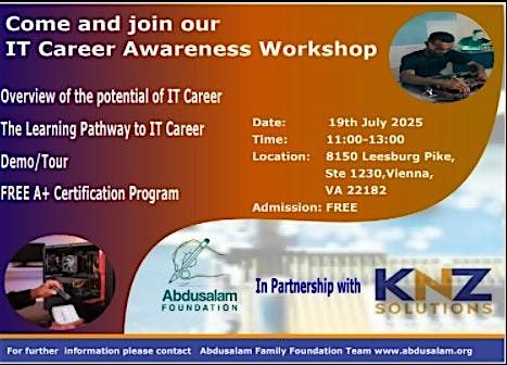 IT Career Awareness Workshop, 19 July | Event in Vienna | AllEvents