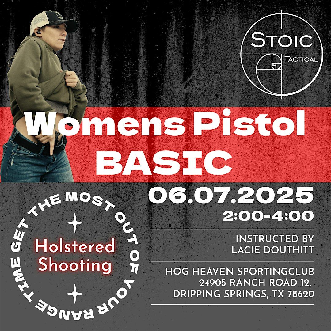 Women's Pistol- Shooting from a Holster, 7 June | Event in Dripping Springs | AllEvents