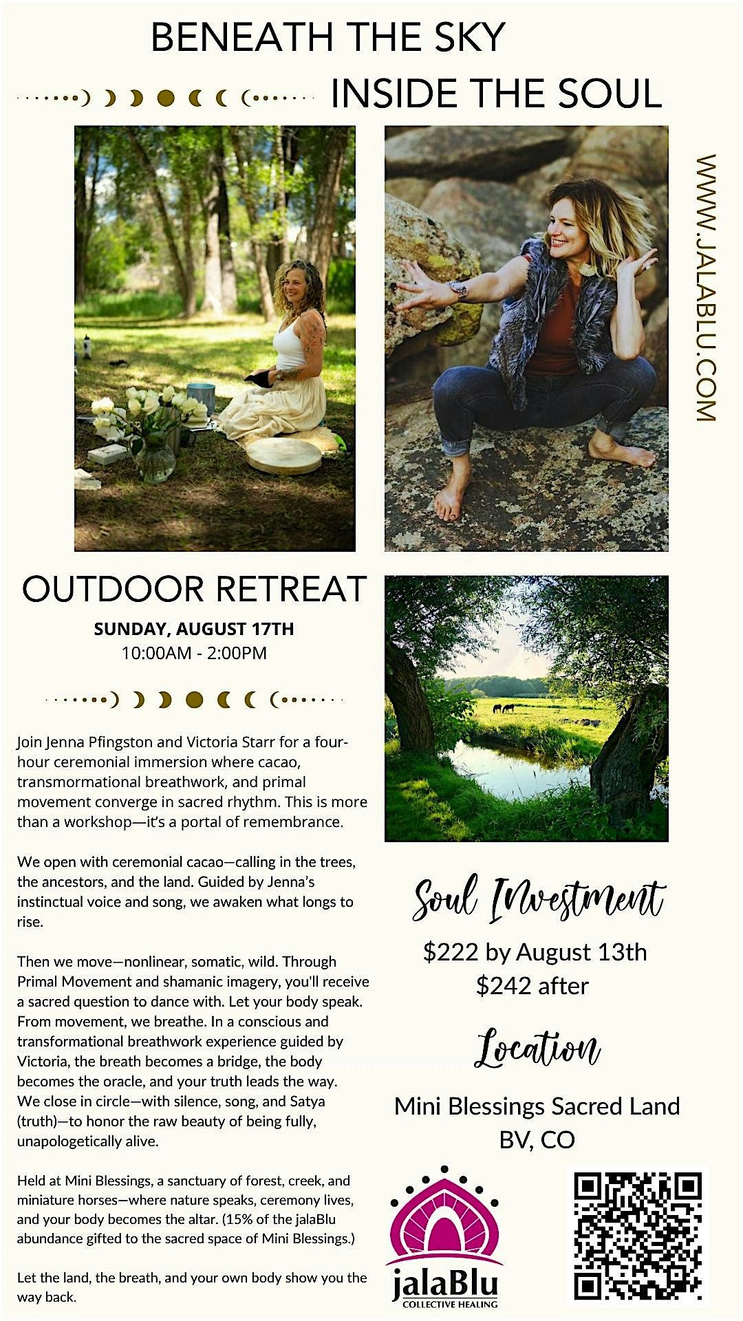 An Outdoor Ceremony of Cacao, Breath & Primal Movement, 17 August | Event in Buena Vista | AllEvents