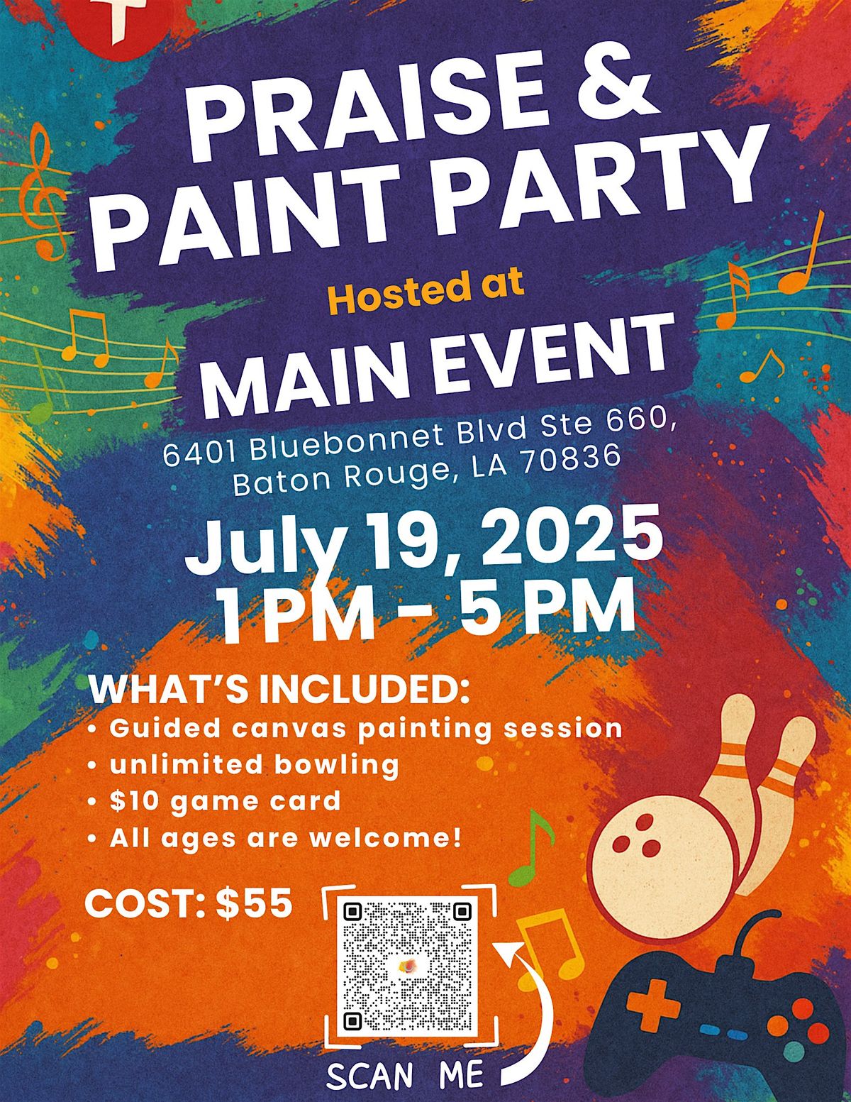 Presence Fest Praise and Paint, 19 July | Event in Baton Rouge | AllEvents