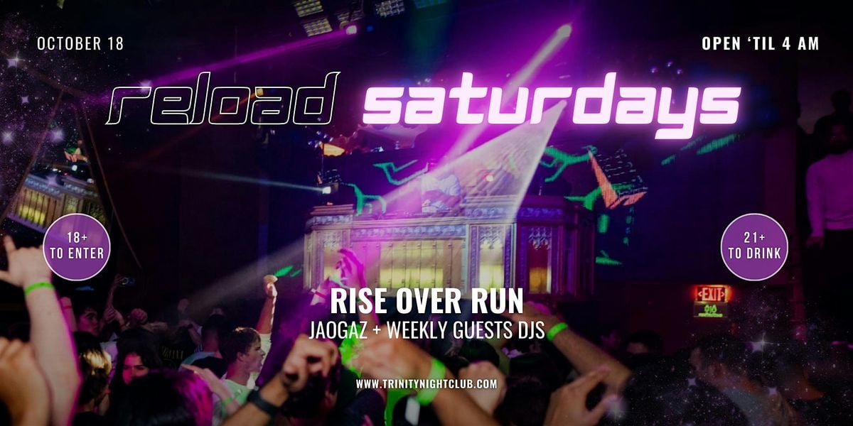 Reload Saturdays at Trinity, 18 October | Event in Seattle | AllEvents